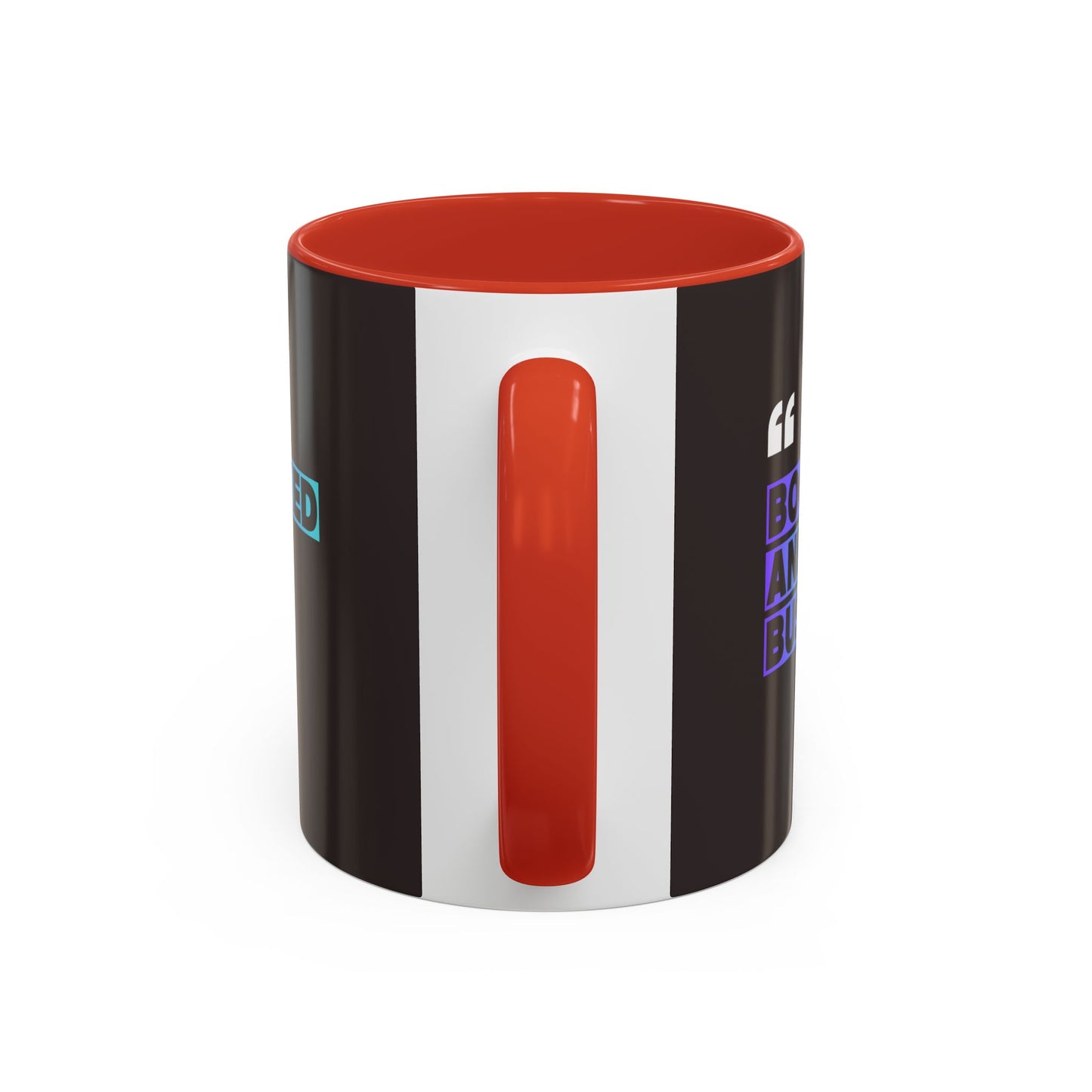 Booked and Busy Accent Coffee Mug — 11/15oz