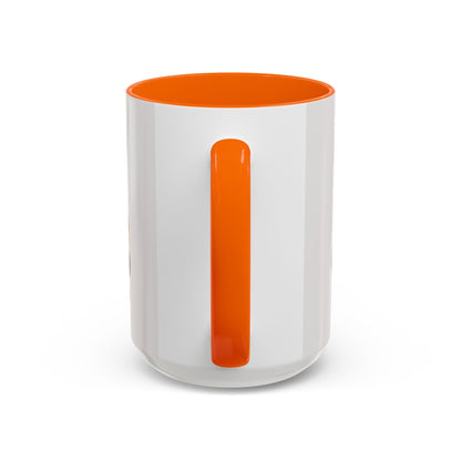 Accent Coffee Mug — 'Start Strong' Motivational Character Coffee Mug