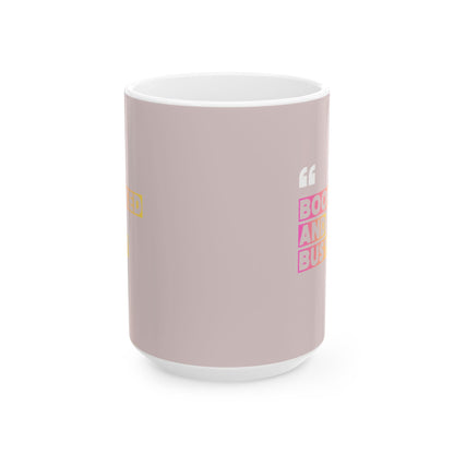 Booked and Busyl Coffee Cup (11oz, 15oz)