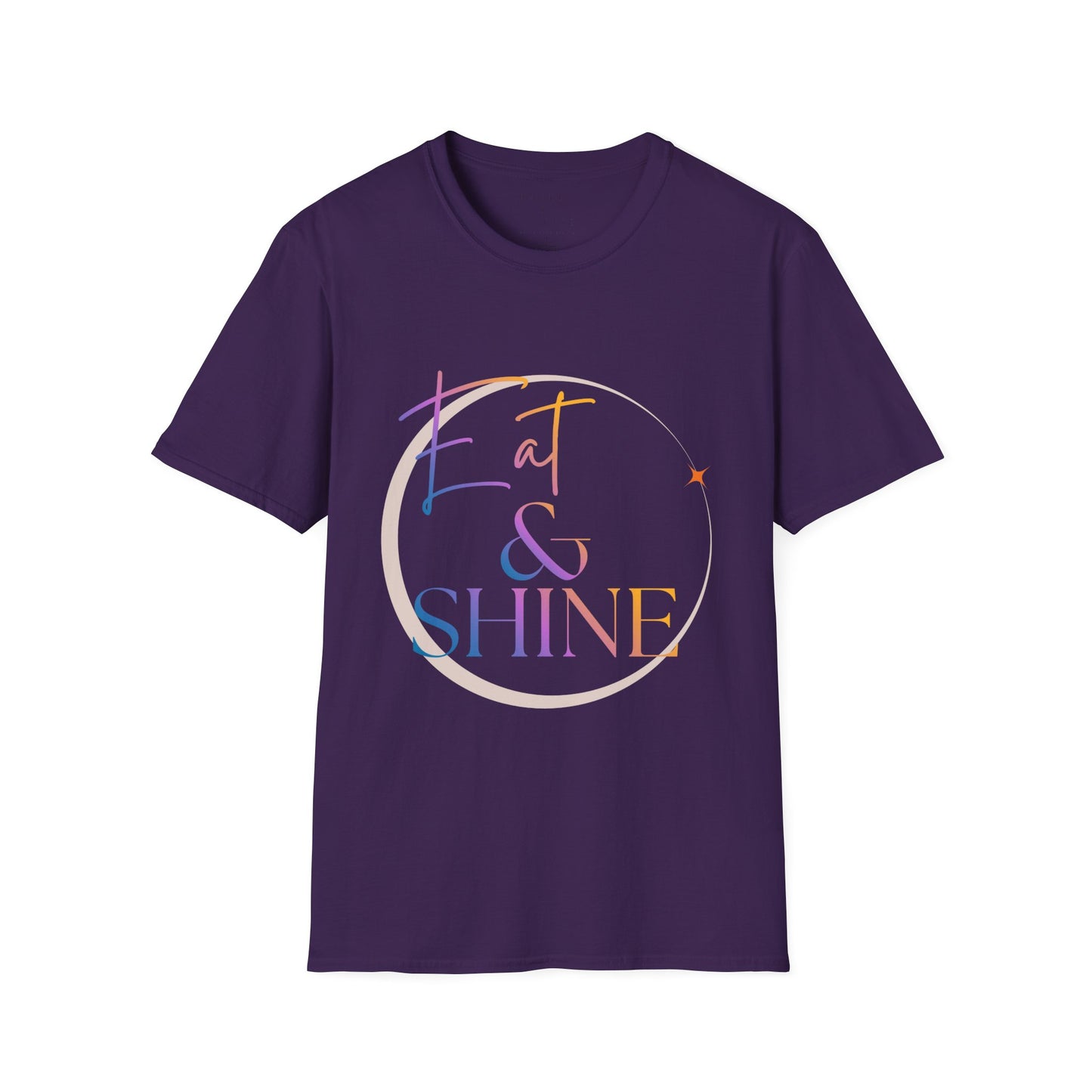 Eat & Shine Pastel Sunrise Inspirational T-Shirt