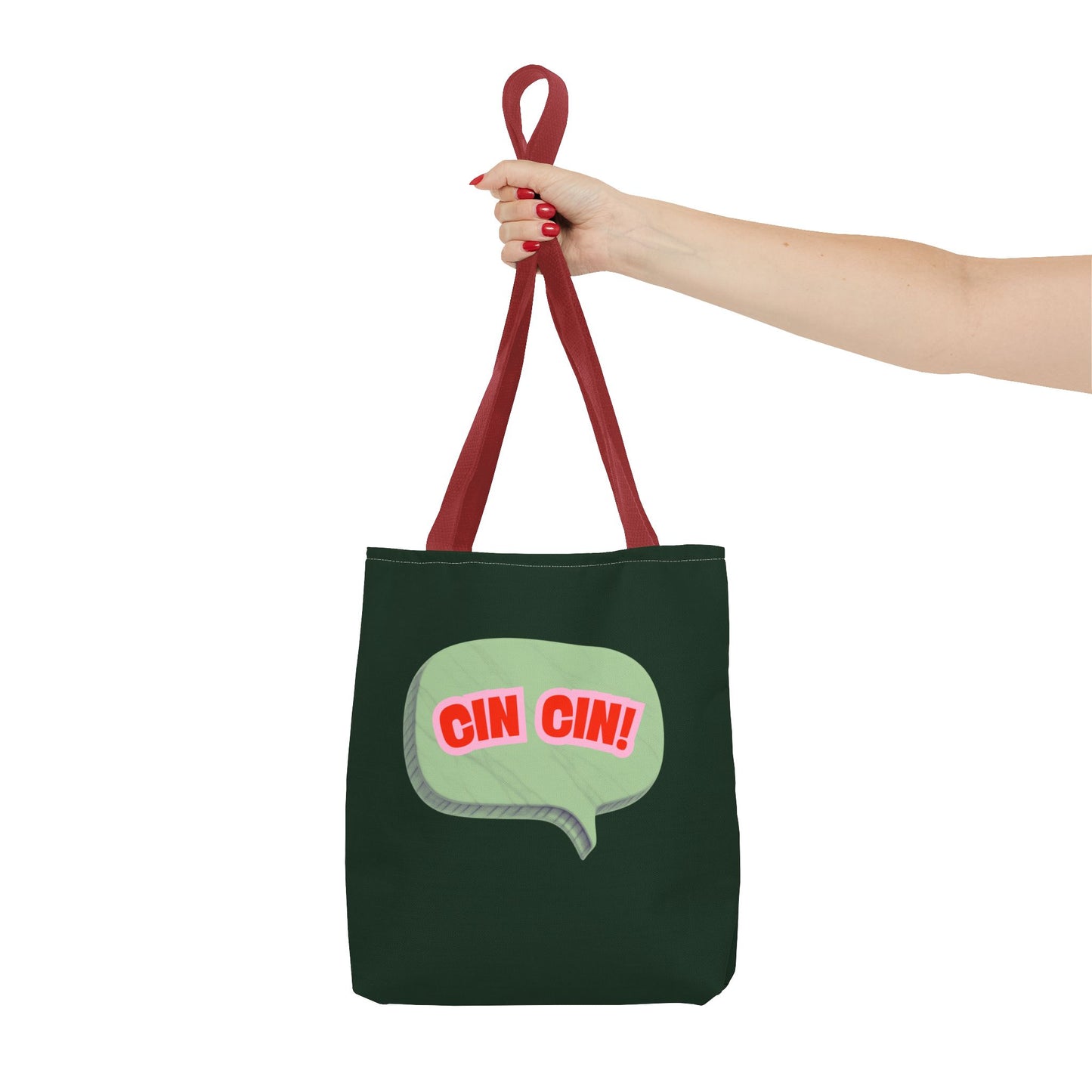 Cin Cin! Speech Bubble Cotton Tote Bag