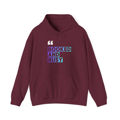 "Booked and Busy" Graphic Pullover for Readers & Creatives