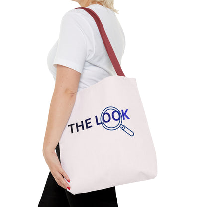 The Look Tote Magnifying Glass Logo Canvas Bag