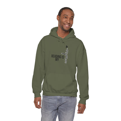 Reading is my Cardio Hooded Sweatshirt
