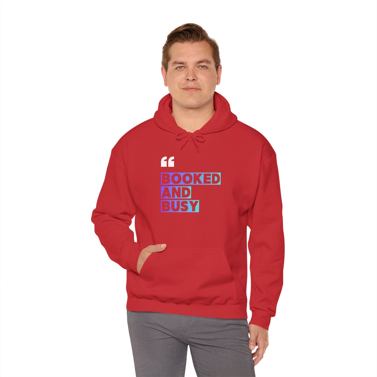 "Booked and Busy" Graphic Pullover for Readers & Creatives