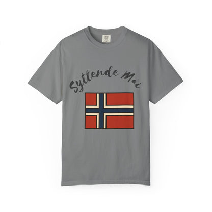 Norwegian Flag T-Shirt Syttende Mai Celebration Tee