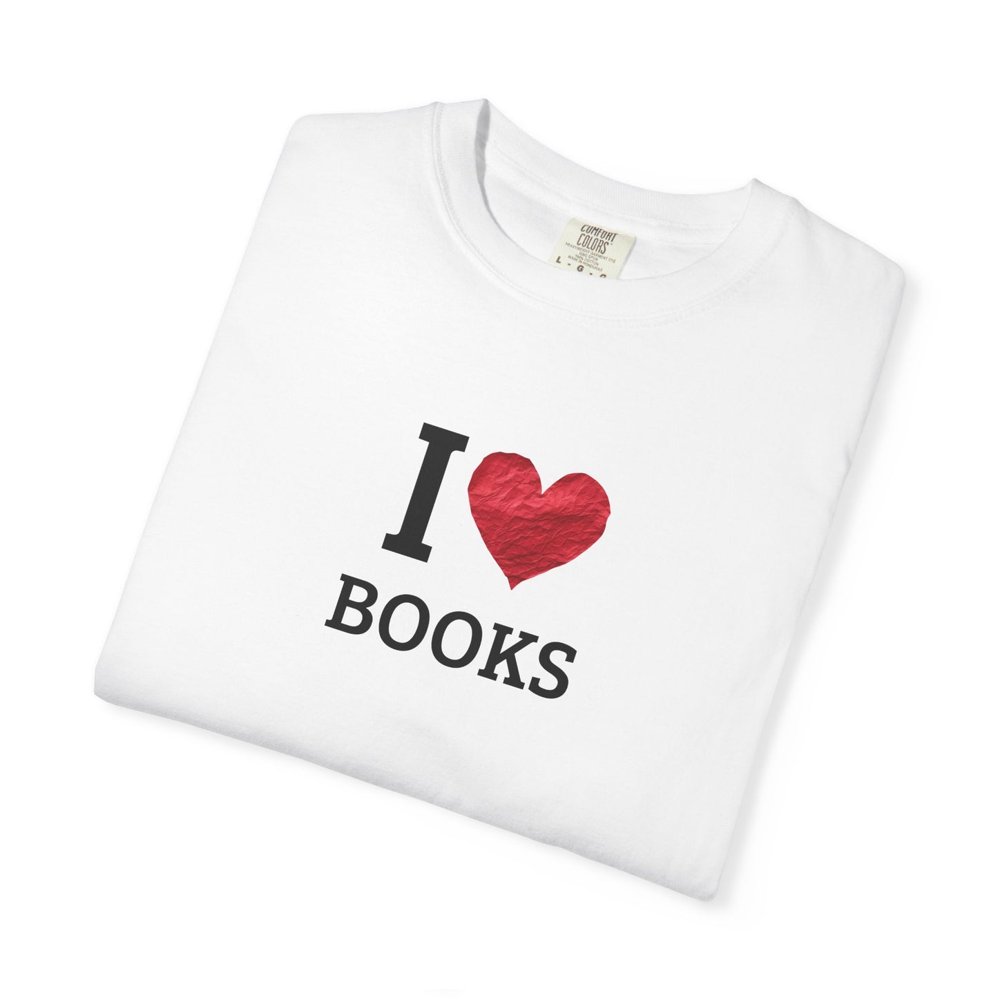 I Love Books T-Shirt — Vintage Love Books Tee for Readers & Book Lovers