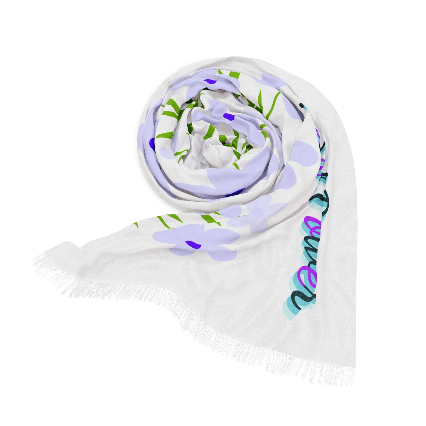 Floral Scarf — 'Petal Power' Lightweight Spring Accessory