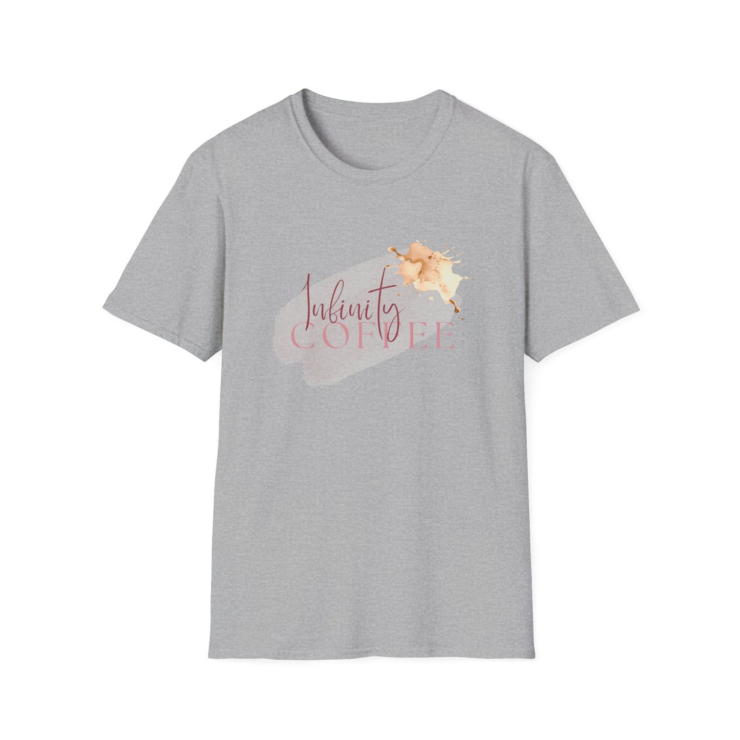 Infinity Coffee Pastel Floral Graphic Tee