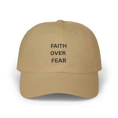 Faith Over Fear Embroidered Baseball Hat