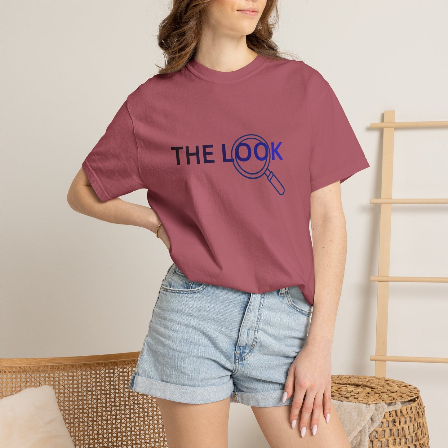 The Look Minimal Magnifying Glass Graphic Tee