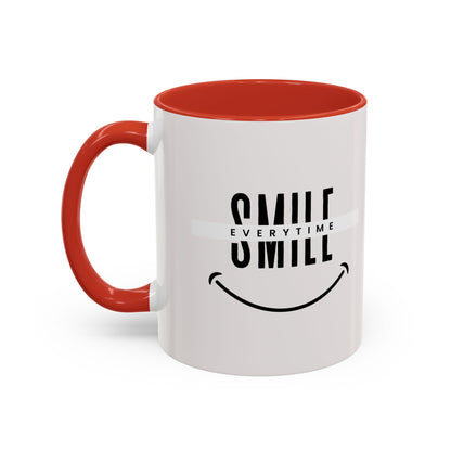 Smile Everytime Accent Coffee Mug