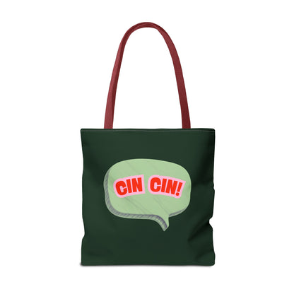 Cin Cin! Speech Bubble Cotton Tote Bag