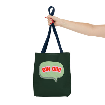 Cin Cin! Speech Bubble Cotton Tote Bag