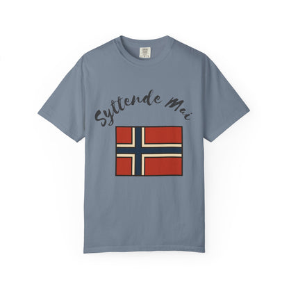 Norwegian Flag T-Shirt Syttende Mai Celebration Tee