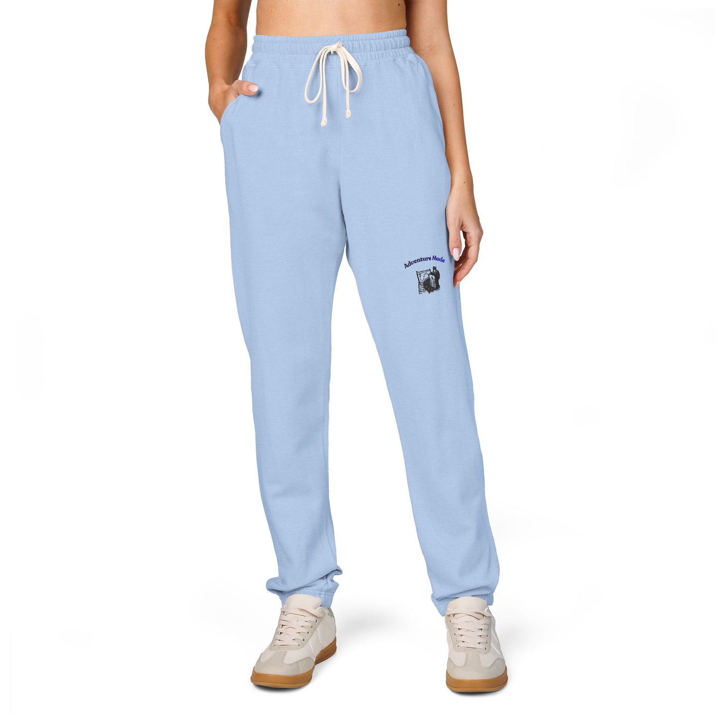 Cream 'Good Intentions' Fleece Sweatpants — Cozy Garment-Dyed Lounge Joggers