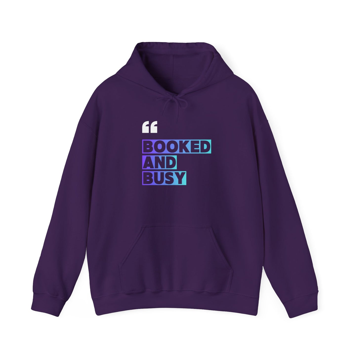 "Booked and Busy" Graphic Pullover for Readers & Creatives