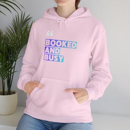"Booked and Busy" Graphic Pullover for Readers & Creatives