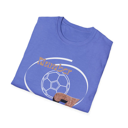 Soccer Number 7 Vintage Football Graphic T-Shirt
