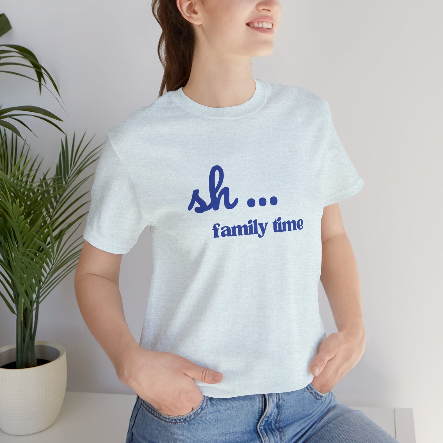 Sh... Family Time Quiet Family Moments Tee