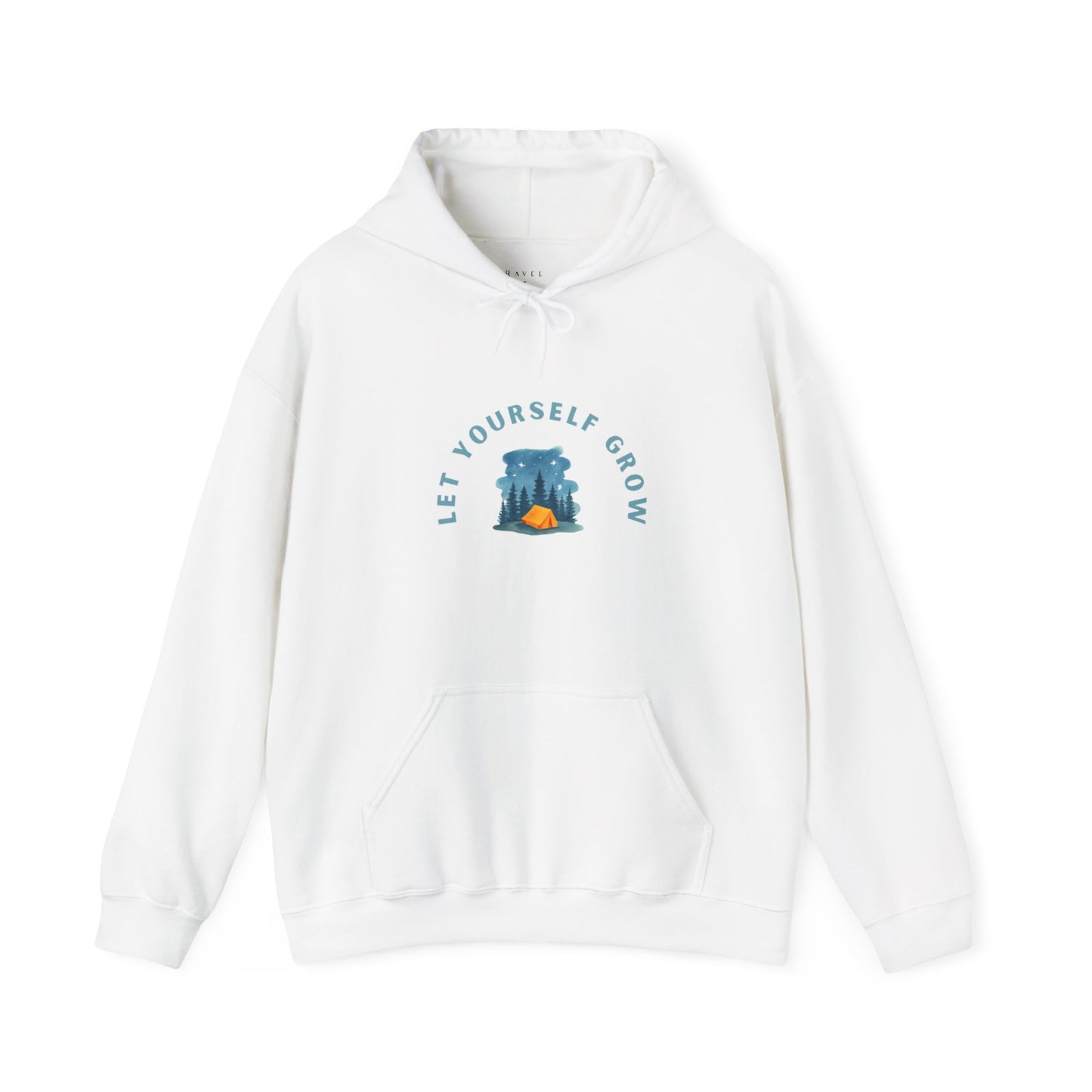 Let Yourself Grow Hoodie — Botanical Plant Graphic Hooded Sweatshirt