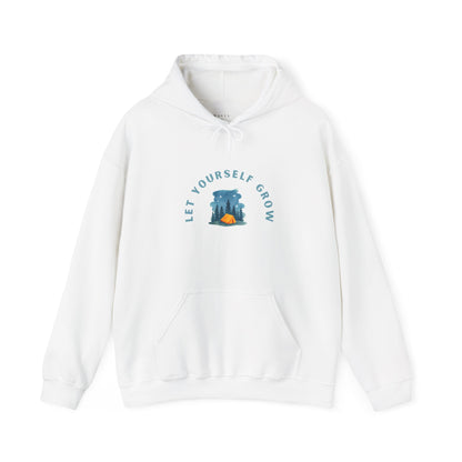 Let Yourself Grow Hoodie — Botanical Plant Graphic Hooded Sweatshirt