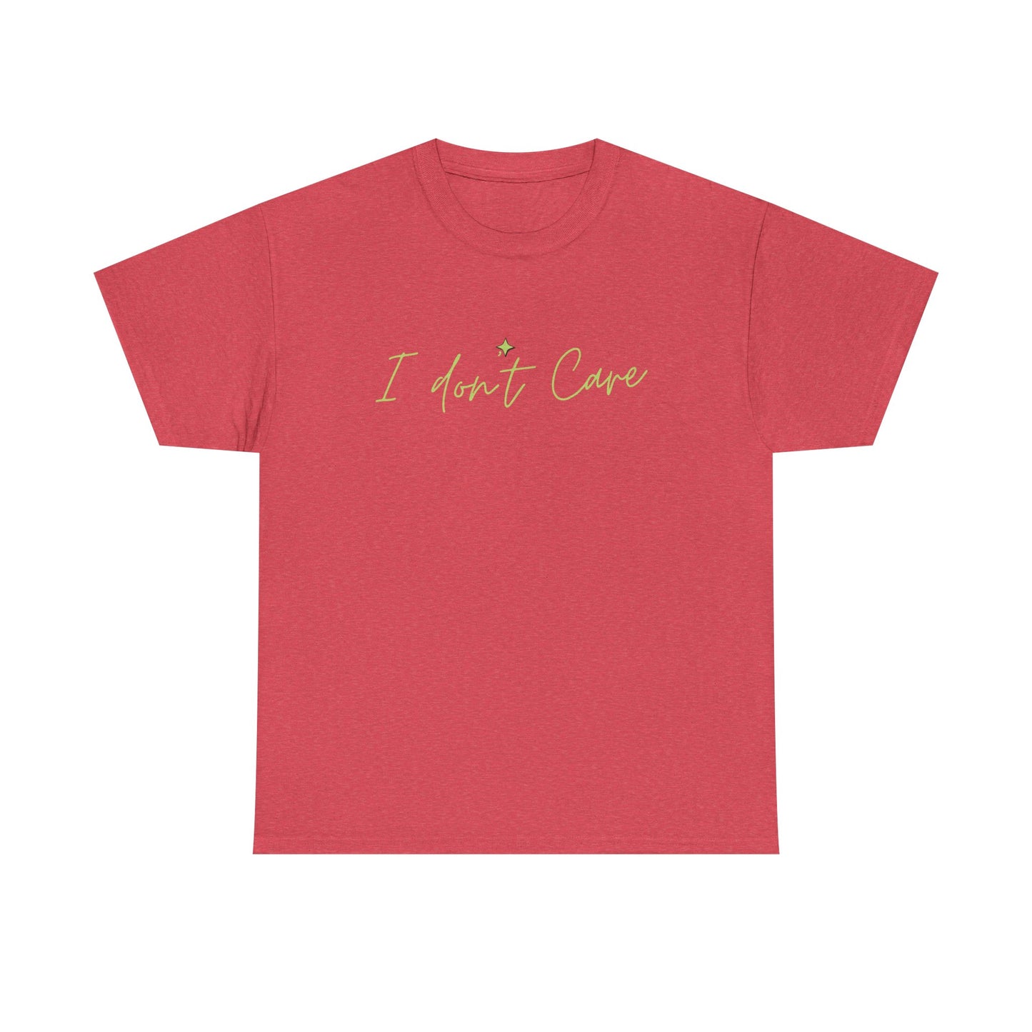 I don't Care Unisex Heavy Cotton Tee