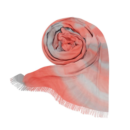 Coral Swirl Lightweight Fashion Scarf