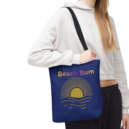 Beach Bum Tote Bag  for Summer, Vacation & Everyday Use