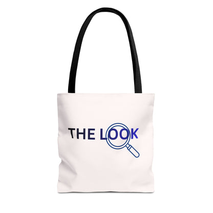 The Look Tote Magnifying Glass Logo Canvas Bag