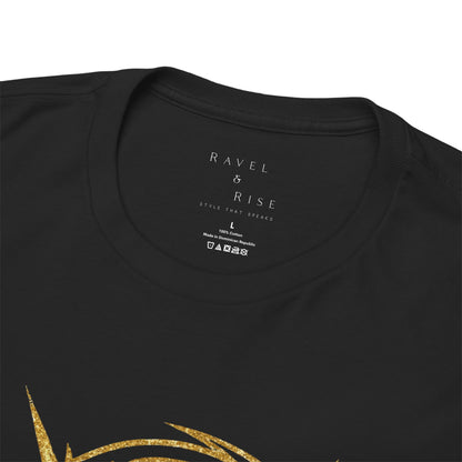 'Tornado Energy' Gold Storm Logo Graphic Tee