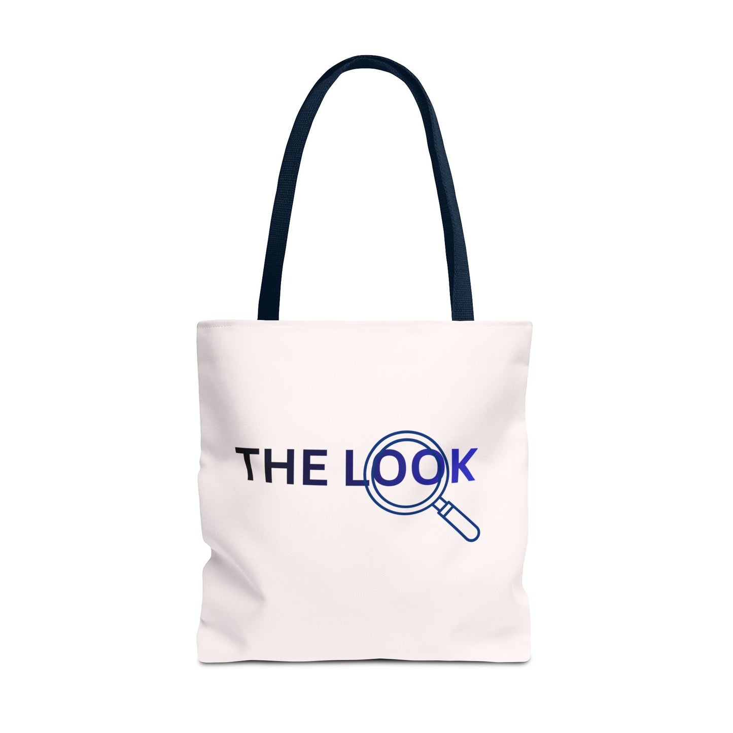 The Look Tote Magnifying Glass Logo Canvas Bag