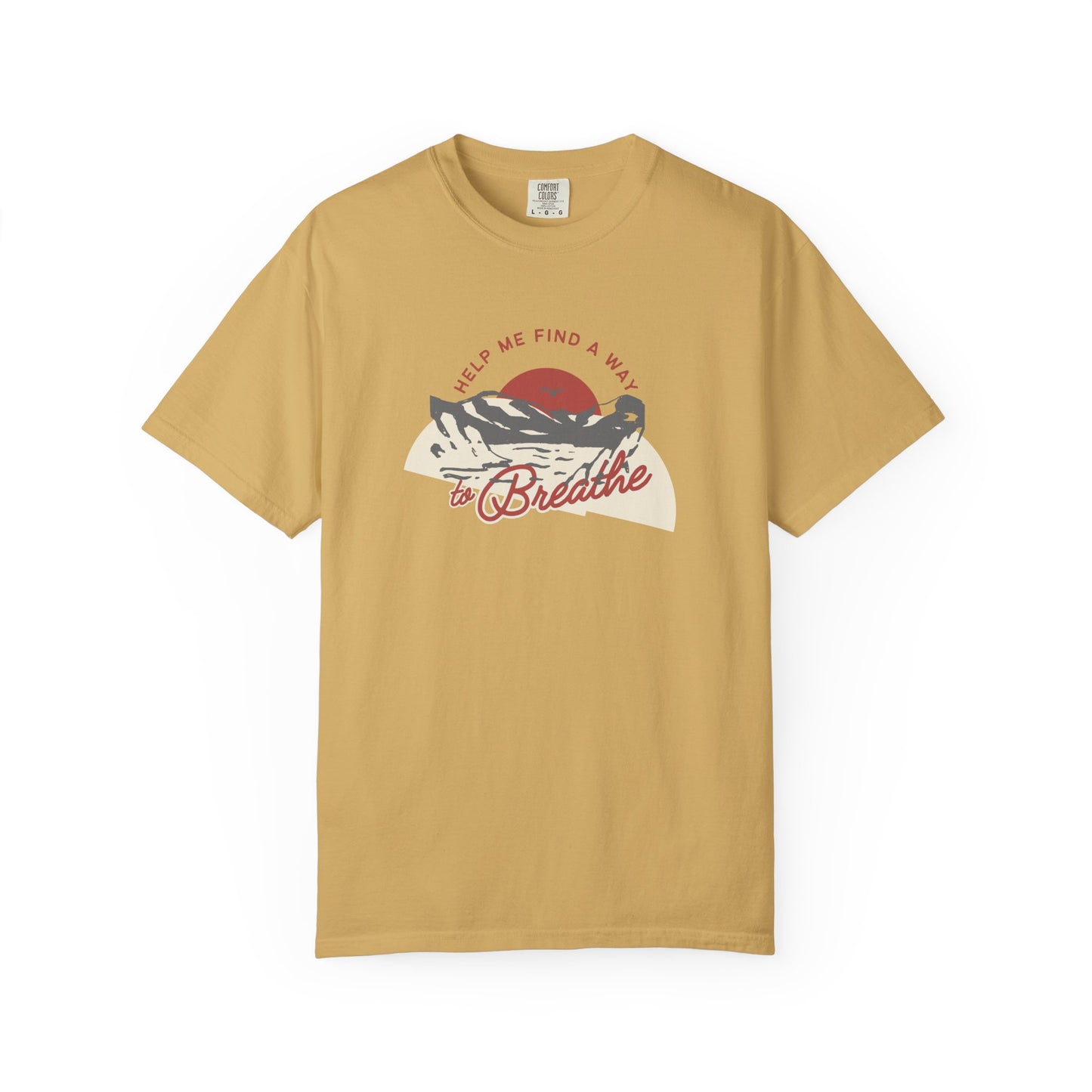"Help Me Find a Way to Breathe" Retro Nature Tee