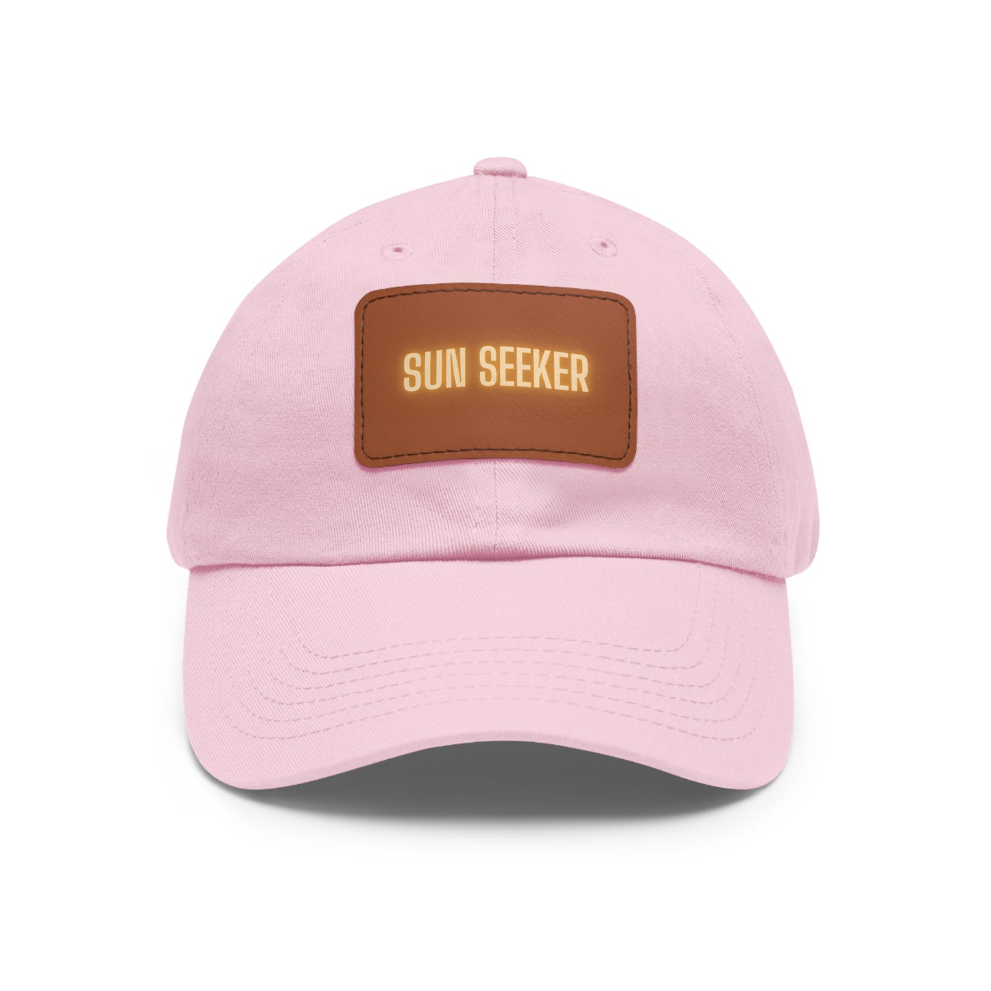 Sun Seeker Leather Patch Dad Hat