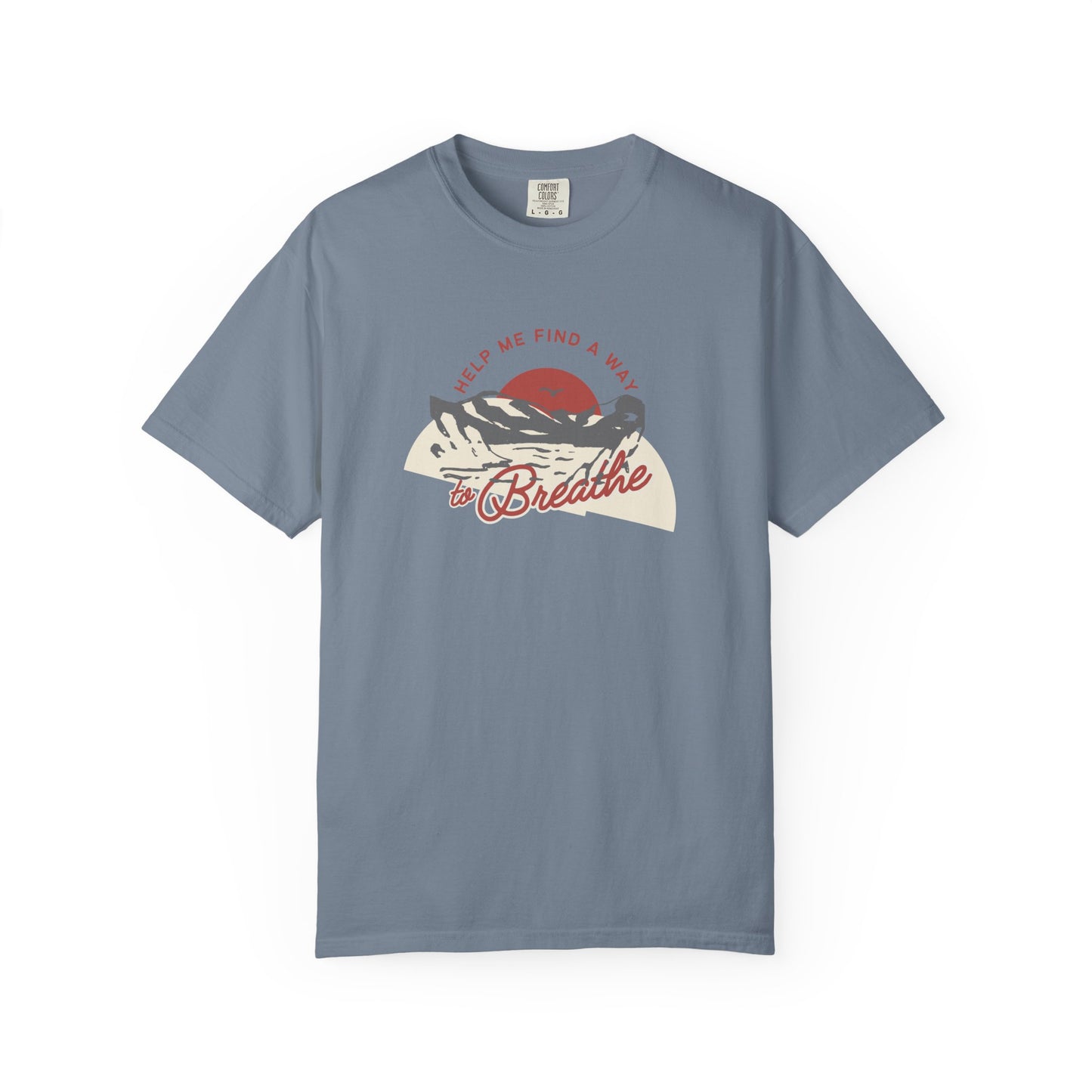 "Help Me Find a Way to Breathe" Retro Nature Tee