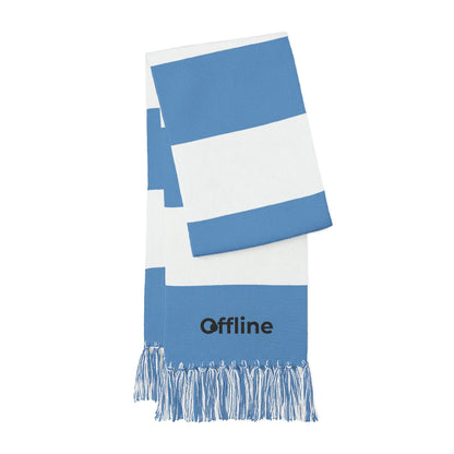 Embroidered 'Black Offline' Spectator Scarf