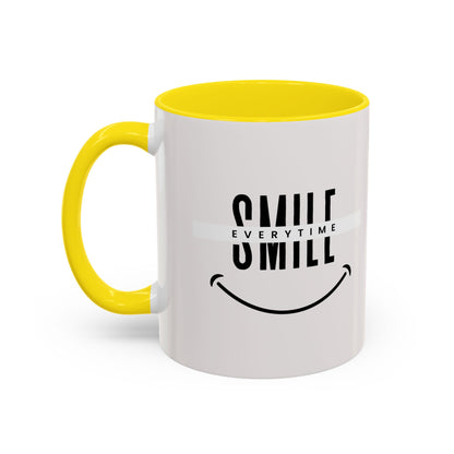 Smile Everytime Accent Coffee Mug