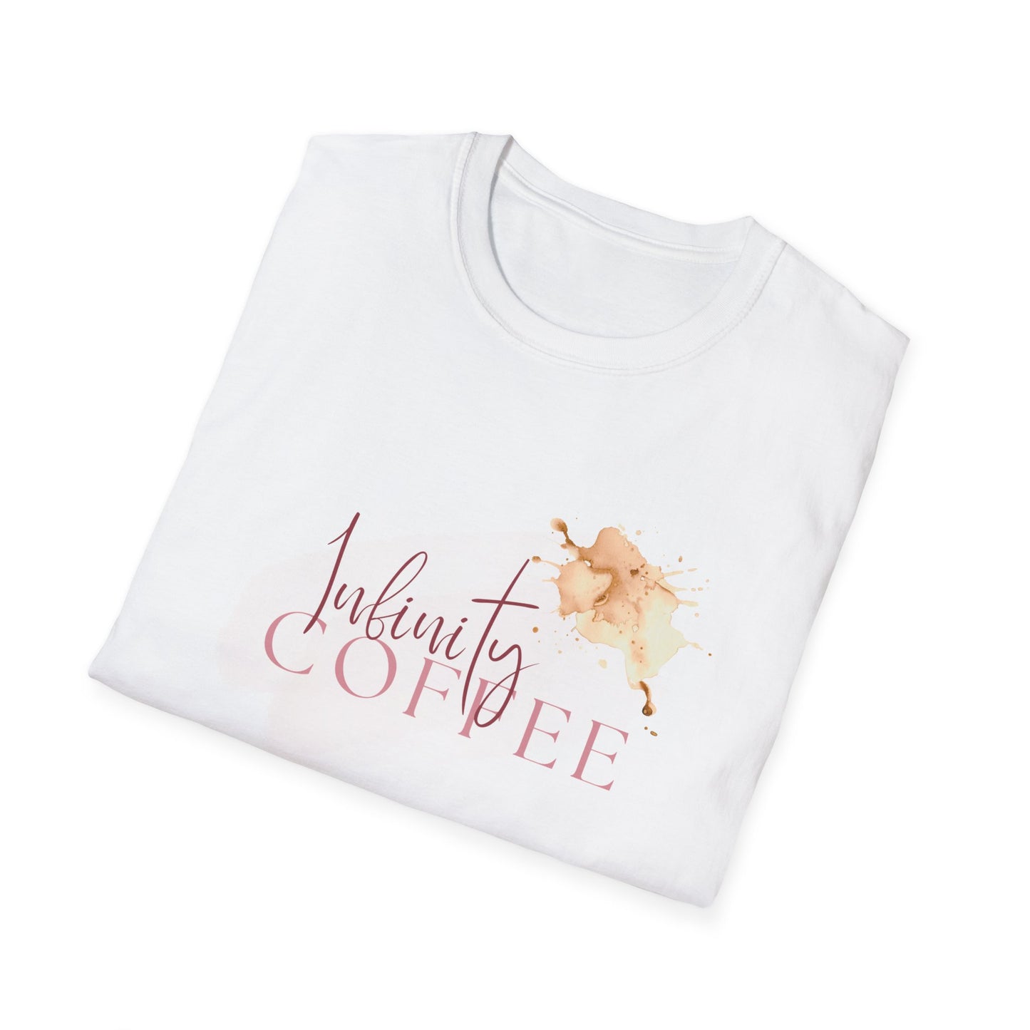 Infinity Coffee Pastel Floral Graphic Tee