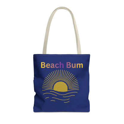 Beach Bum Tote Bag  for Summer, Vacation & Everyday Use