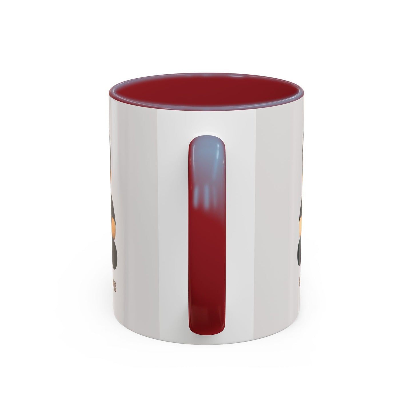 Accent Coffee Mug — 'Start Strong' Motivational Character Coffee Mug
