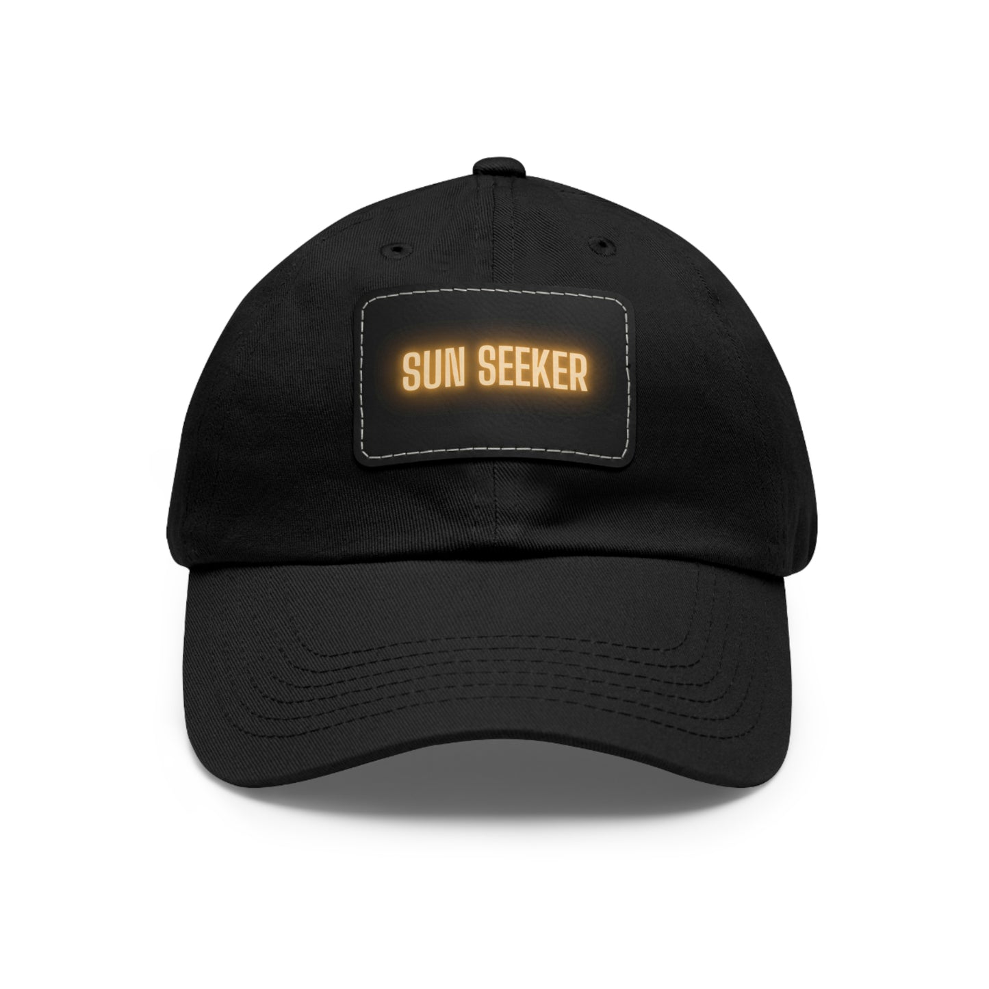 Sun Seeker Leather Patch Dad Hat