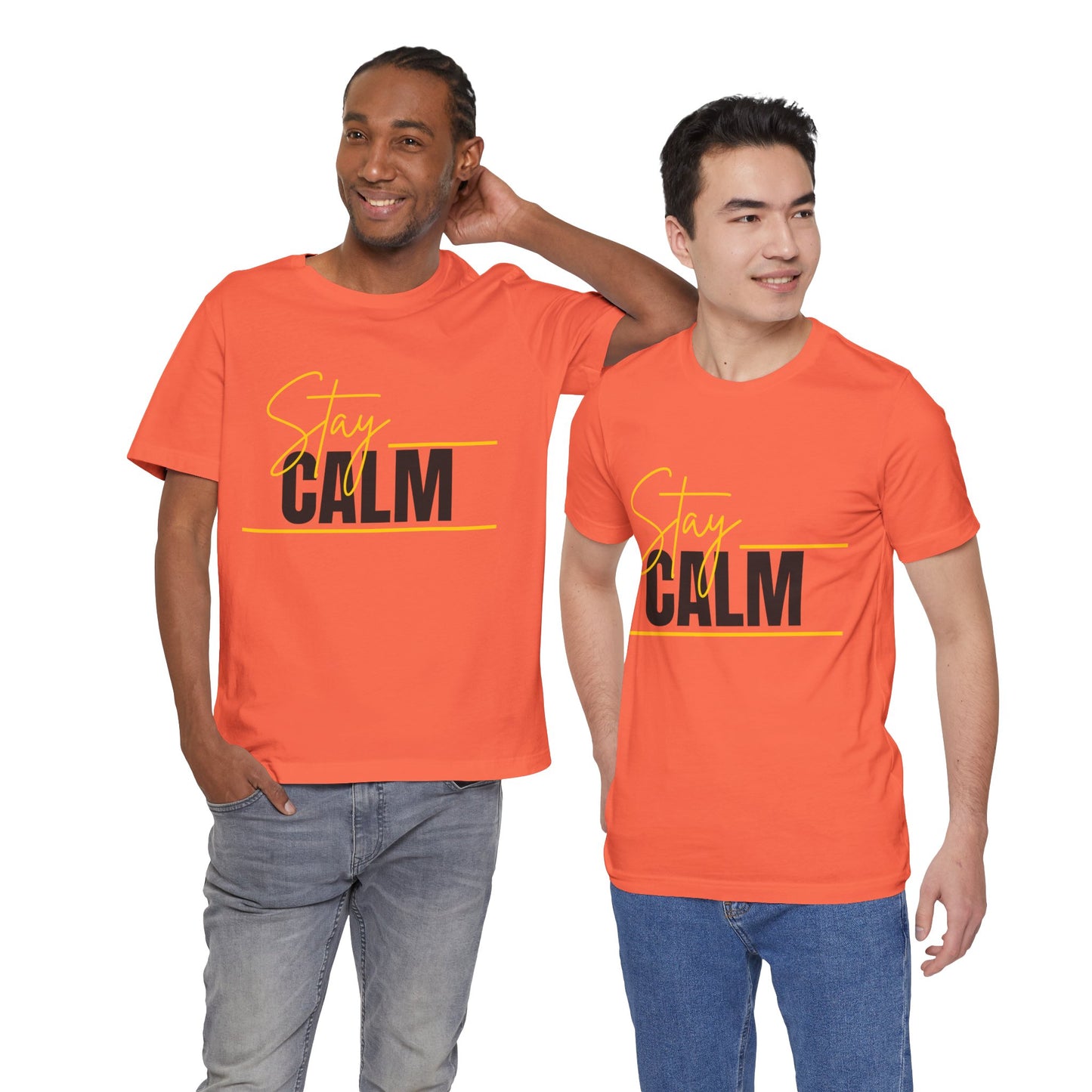 Stay Calm Tee  Minimal Motivational Graphic T-Shirt