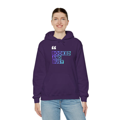 "Booked and Busy" Graphic Pullover for Readers & Creatives