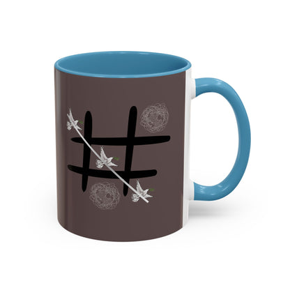 Peace Wins Ceramic Coffee Cup Peace/War design (11/15oz)
