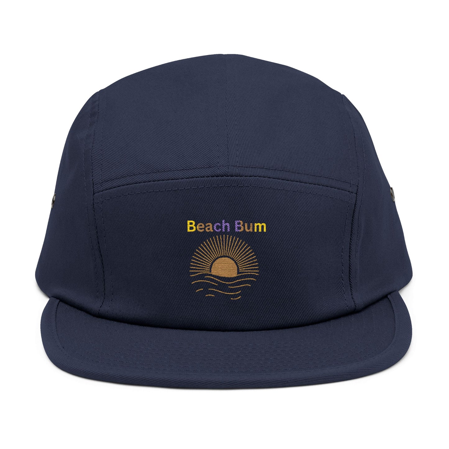 Embroidered 'Beach Bum' 5-Panel Cap