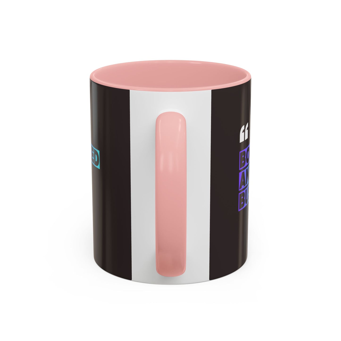 Booked and Busy Accent Coffee Mug — 11/15oz