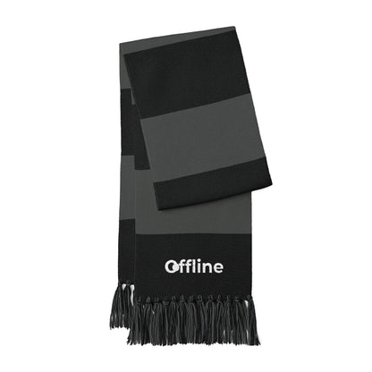 Embroidered 'Offline' Spectator Scarf