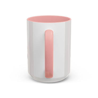 Accent Coffee Mug — 'Start Strong' Motivational Character Coffee Mug