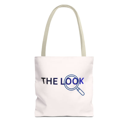 The Look Tote Magnifying Glass Logo Canvas Bag