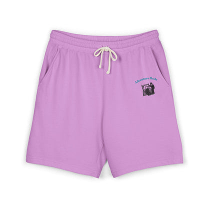 Lightweight Fleece Sweat Shorts — 'Adventure Mode' Vintage Camera Graphic